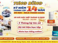 Tháng 9 rực rỡ – Kỷ niệm 14 năm thành lập Thanh Giang với ưu đãi đặc biệt