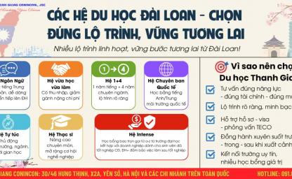 Các hệ Du học Đài Loan - Chọn đúng lộ trình, vững tương lai