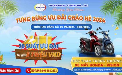 TƯNG BỪNG ƯU ĐÃI CHÀO HÈ 2024 - CƠ HỘI TRÚNG HONDA VISION TRONG TẦM TAY