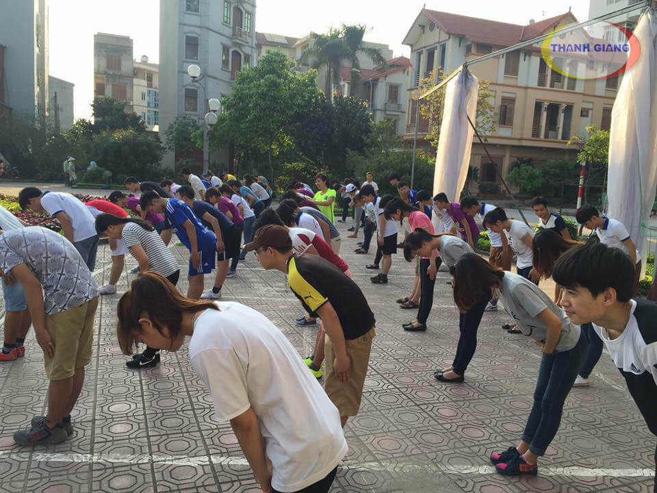 Tập luyện tại công ty Thanh Giang Conincon1