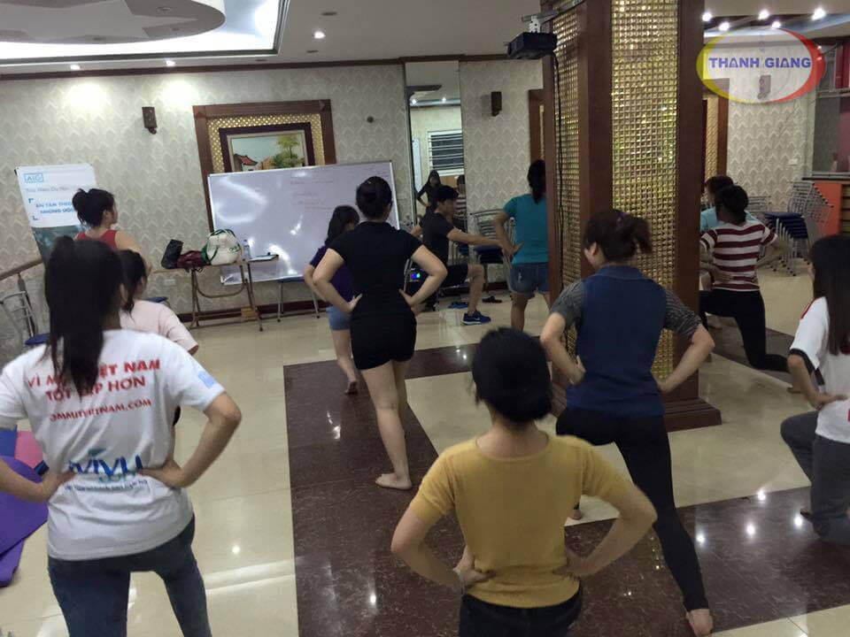 Rèn luyện sức khỏe tại công ty du học uy tín Thanh Giang