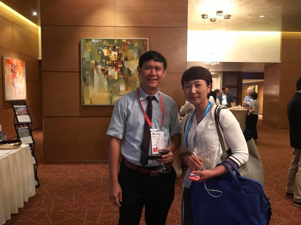 Thanh Giang tham gia hội thảo du học quốc tế