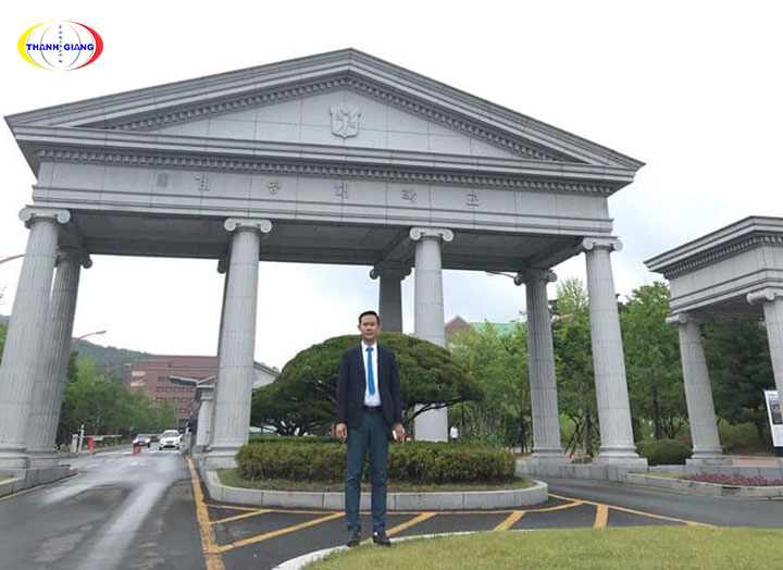Thanh giang thăm và làm việc tại đại học Keimyung Hàn Quốc