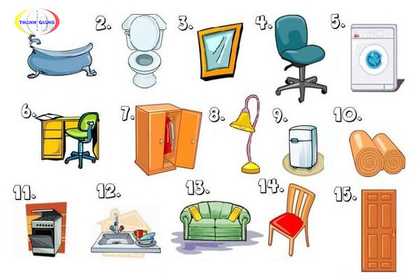 Từ vựng tiếng Hàn về đồ vật