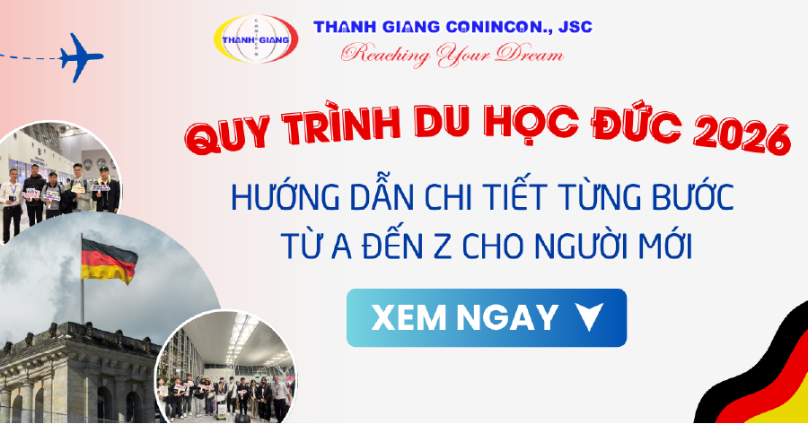 Quy trình Du học Đức 2026 – Hướng dẫn chi tiết từng bước từ A đến Z cho người mới