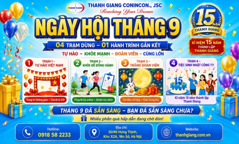 Ngày hội tháng 9 Thanh Giang – Cùng nhau nhìn lại hành trình 15 năm và chào đón tuổi mới
