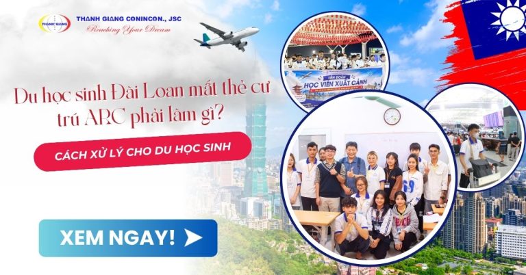 Du học sinh Đài Loan mất thẻ cư trú ARC phải làm gì? Cách xử lý cho du học sinh