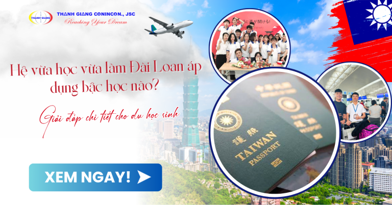 Hệ vừa học vừa làm Đài Loan áp dụng bậc học nào? Giải đáp chi tiết cho du học sinh
