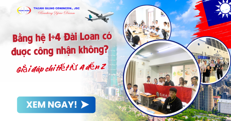 Bằng hệ 1+4 Đài Loan có được công nhận không? Giải đáp chi tiết từ A đến Z