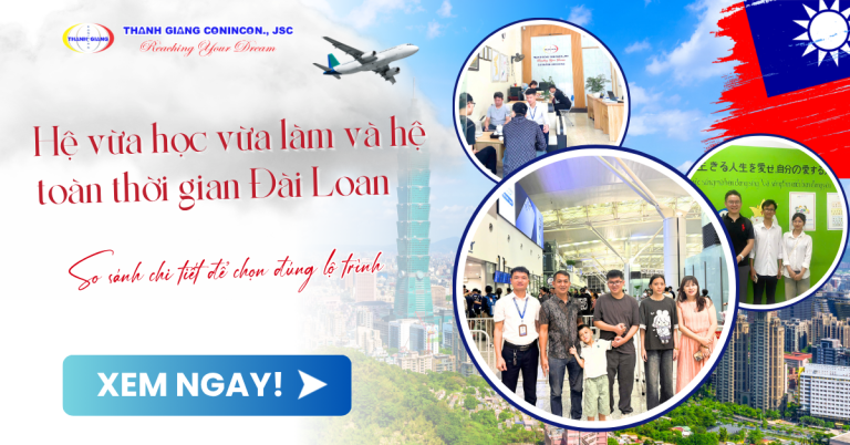 Hệ vừa học vừa làm và hệ toàn thời gian Đài Loan – So sánh chi tiết để chọn đúng lộ trình