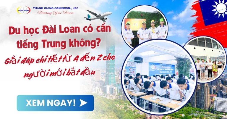 Du học Đài Loan có cần tiếng Trung không? Giải đáp chi tiết từ A đến Z cho người mới bắt đầu