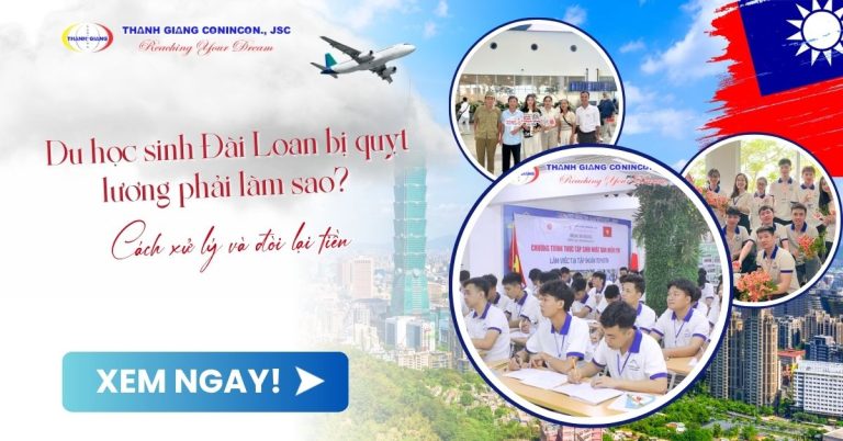 Du học sinh Đài Loan bị quỵt lương phải làm sao? Cách xử lý và đòi lại tiền