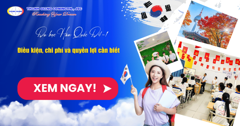 Du học Hàn Quốc D4-1 – Điều kiện, chi phí và quyền lợi cần biết