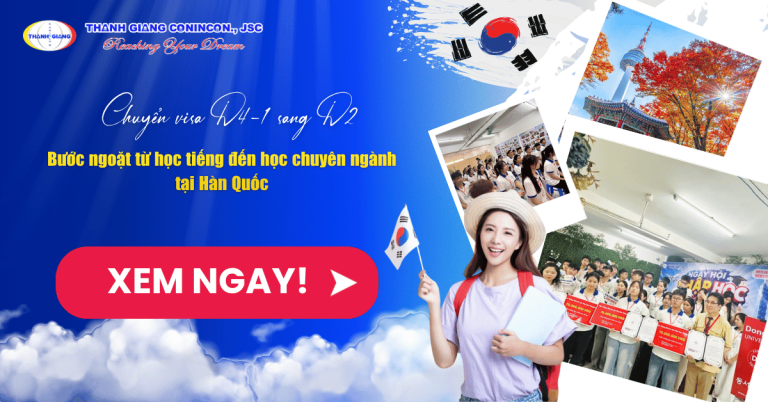 Chuyển visa D4-1 sang D2 – Bước ngoặt từ học tiếng đến học chuyên ngành tại Hàn Quốc