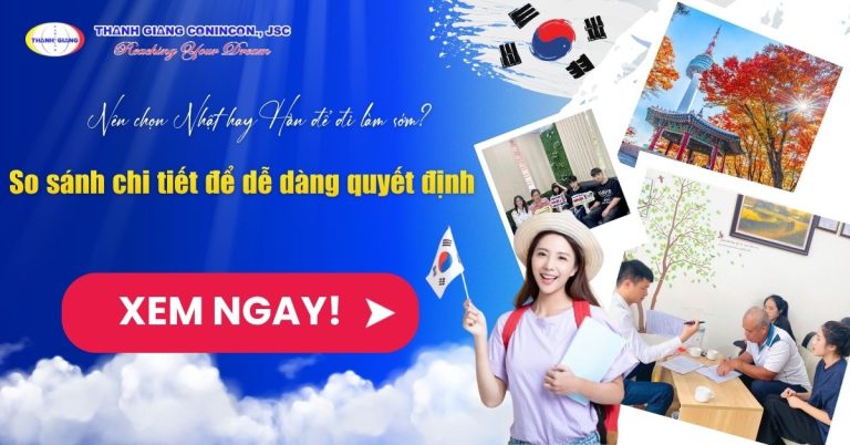 Nên chọn Nhật hay Hàn để đi làm sớm? So sánh chi tiết để dễ dàng quyết định
