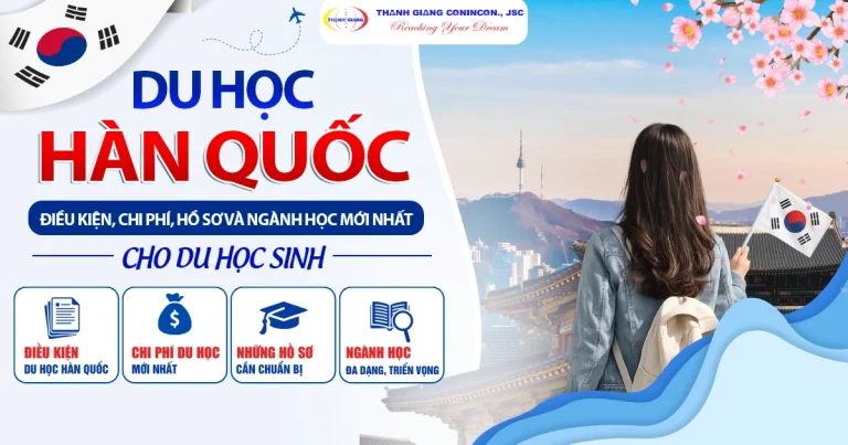 Du học Hàn Quốc 2026 – Điều kiện, chi phí, hồ sơ và ngành học mới nhất cho du học sinh