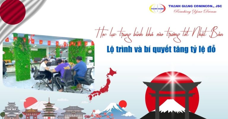 Học lực trung bình khá vào trường tốt Nhật Bản – Lộ trình và bí quyết tăng tỷ lệ đỗ