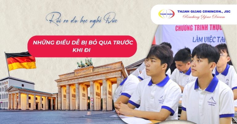 Rủi ro du học nghề Đức – Những điều dễ bị bỏ qua trước khi đi