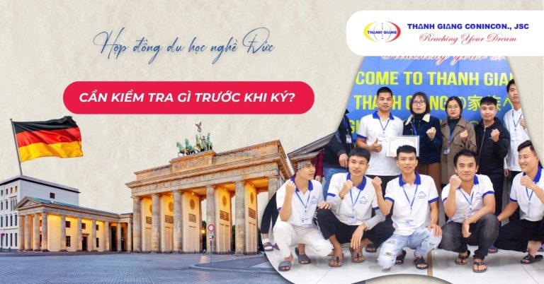 Hợp đồng du học nghề Đức – Cần kiểm tra gì trước khi ký?