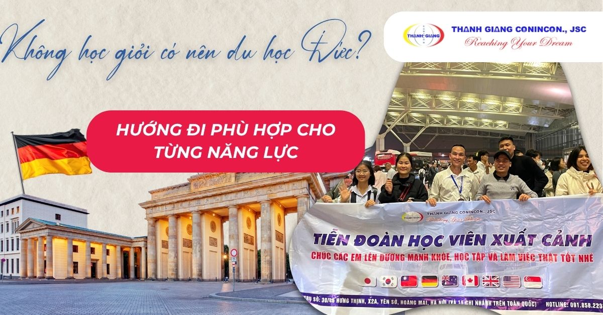 Không học giỏi có nên du học Đức? Hướng đi phù hợp cho từng năng lực