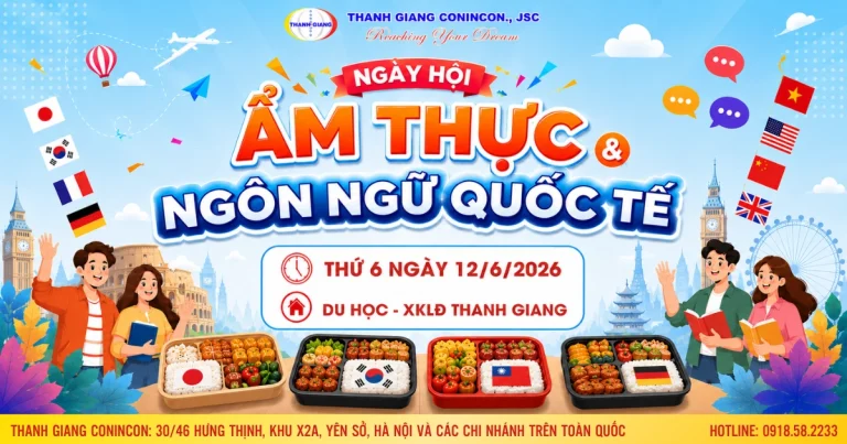 Ngày hội ẩm thực và Ngôn ngữ Quốc tế Thanh Giang 2026- Sân chơi kết nối văn hóa, ngôn ngữ và trải nghiệm toàn cầu  