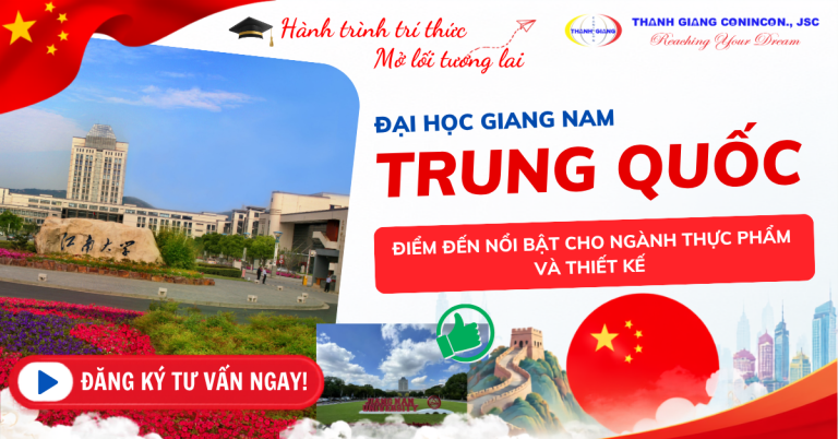 Đại học Giang Nam – Điểm đến nổi bật cho ngành thực phẩm và thiết kế