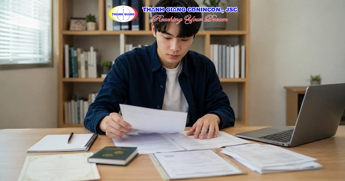 Ảnh minh họa chuẩn bị hồ sơ du học Hàn Quốc cho hệ tiếng hoặc hệ chuyên ngành.