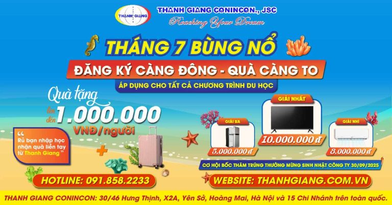 THÁNG 7 BÙNG NỔ – ĐĂNG KÝ THEO NHÓM, RINH ƯU ĐÃI CỰC TO