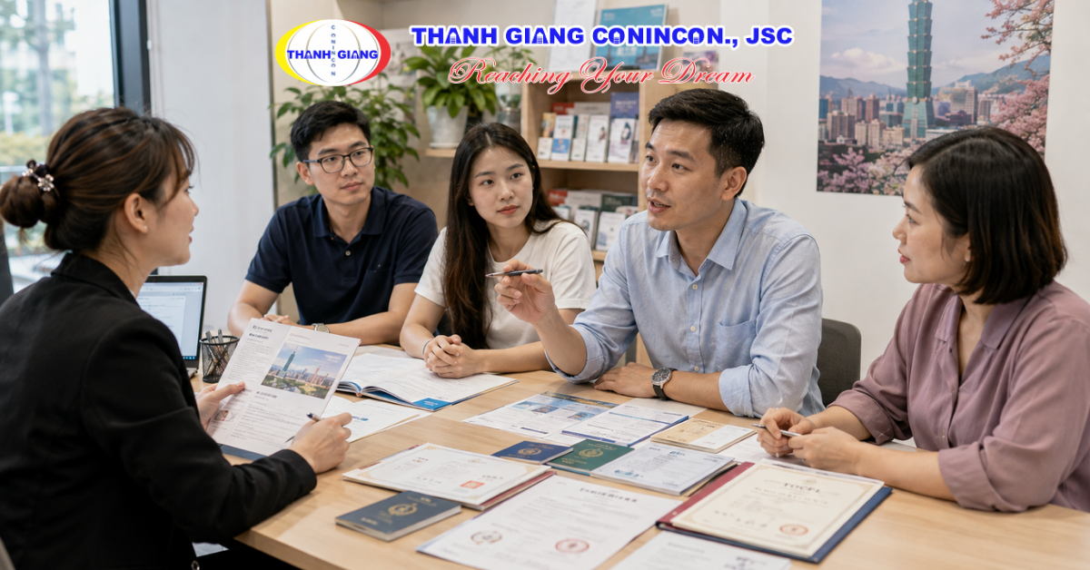 Buổi tư vấn giúp học viên nhìn tổng thể hồ sơ trước khi du học Đài Loan
