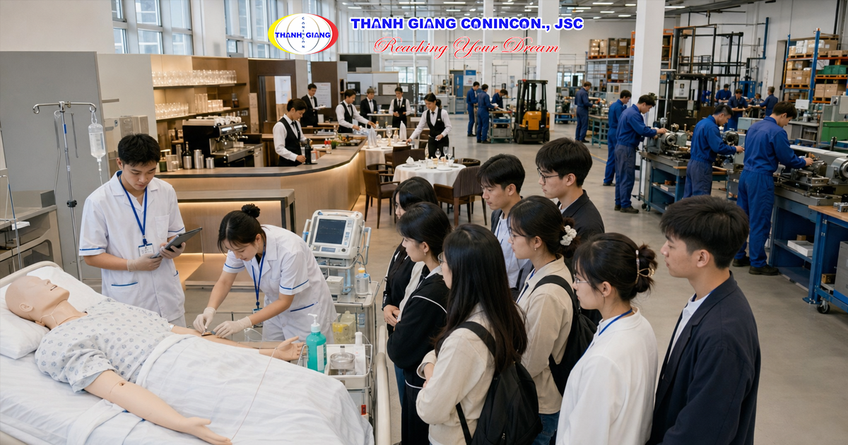 Các ngành du học nghề Đức phổ biến gồm điều dưỡng, nhà hàng khách sạn, cơ khí và logistics
