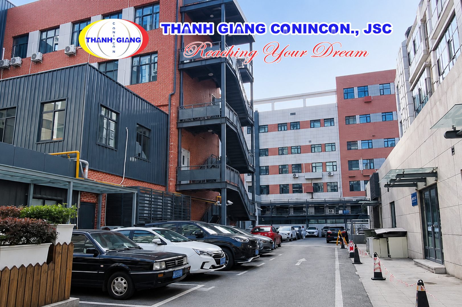 Các tòa nhà sinh hoạt dành cho sinh viên trong khuôn viên Đại học Trung y Dược Thượng Hải