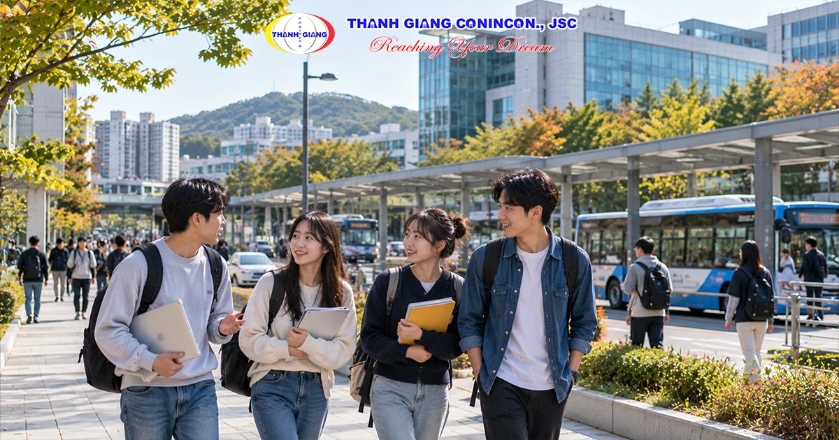 Môi trường sống và học tập của du học sinh tại Cheonan