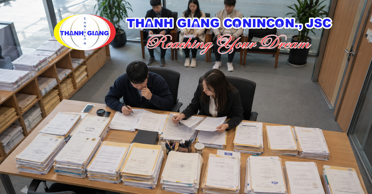 Cán bộ tuyển sinh đánh giá hồ sơ học bổng Thạc sĩ Hàn Quốc