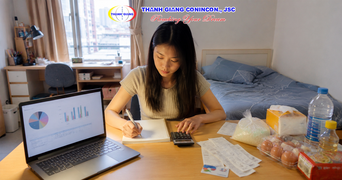 Du học sinh Việt Nam lập kế hoạch chi phí sinh hoạt khi học Thạc sĩ tại Đài Loan.