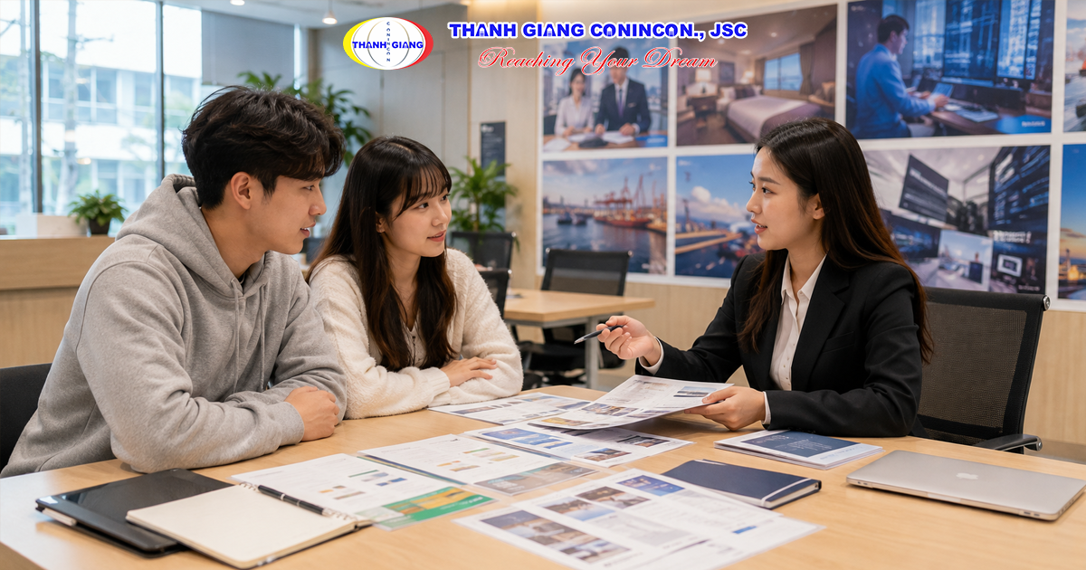 Sinh viên lựa chọn ngành học phù hợp khi du học Hàn Quốc vừa học vừa làm