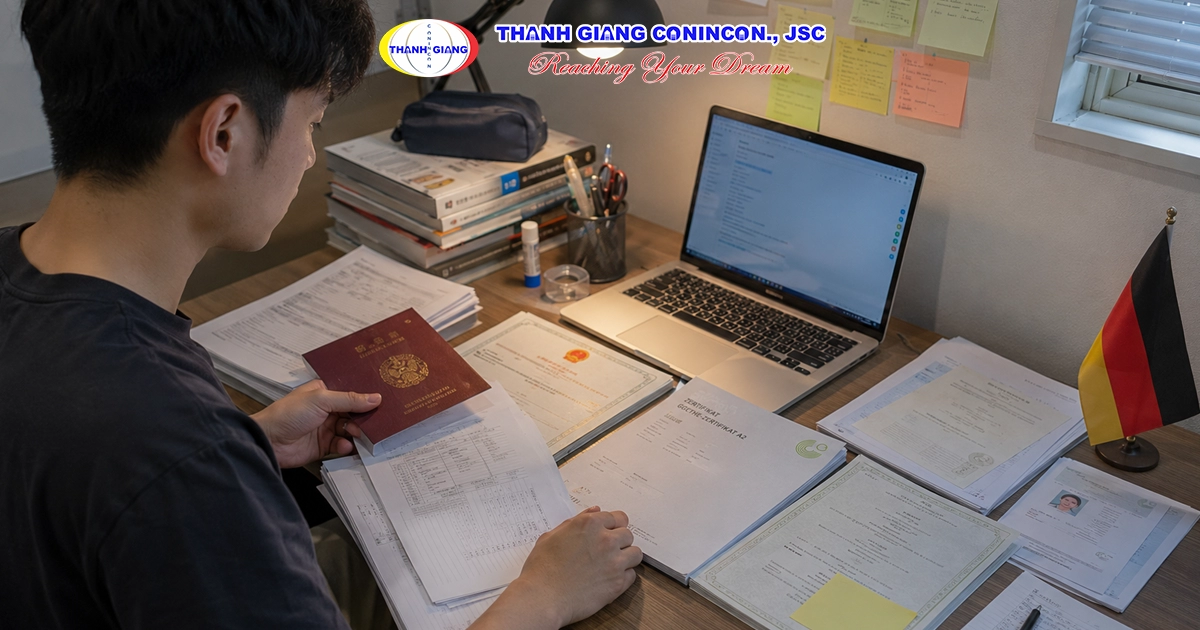 Chuẩn bị hồ sơ visa du học nghề Đức
