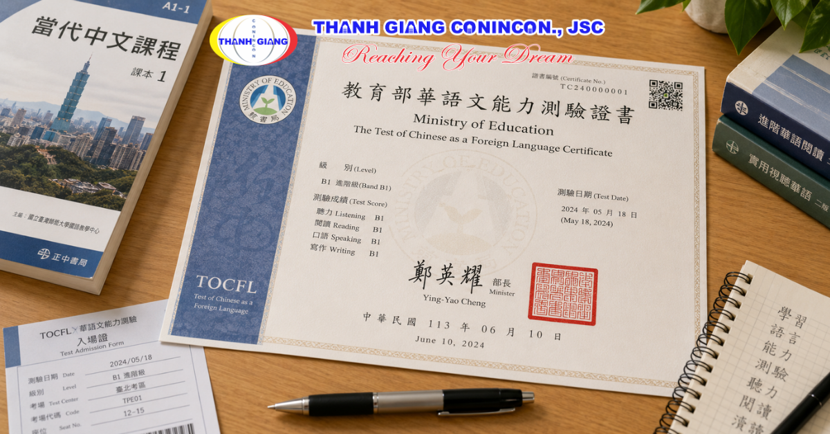 Chứng chỉ TOCFL dùng để đánh giá năng lực Hoa ngữ