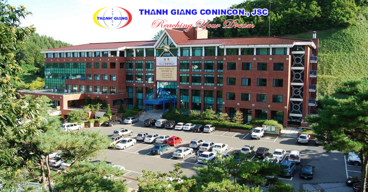 Công trình kiến trúc nổi bật trong khuôn viên Đại học Joongbu Hàn Quốc