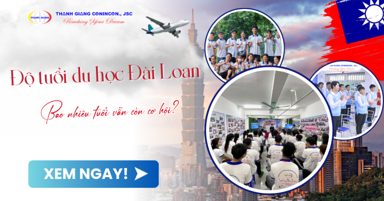 Độ tuổi du học Đài Loan – Bao nhiêu tuổi vẫn còn cơ hội? 