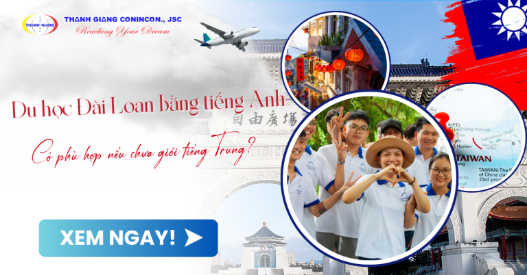 Du học Đài Loan bằng tiếng Anh – Có phù hợp nếu chưa giỏi tiếng Trung? 