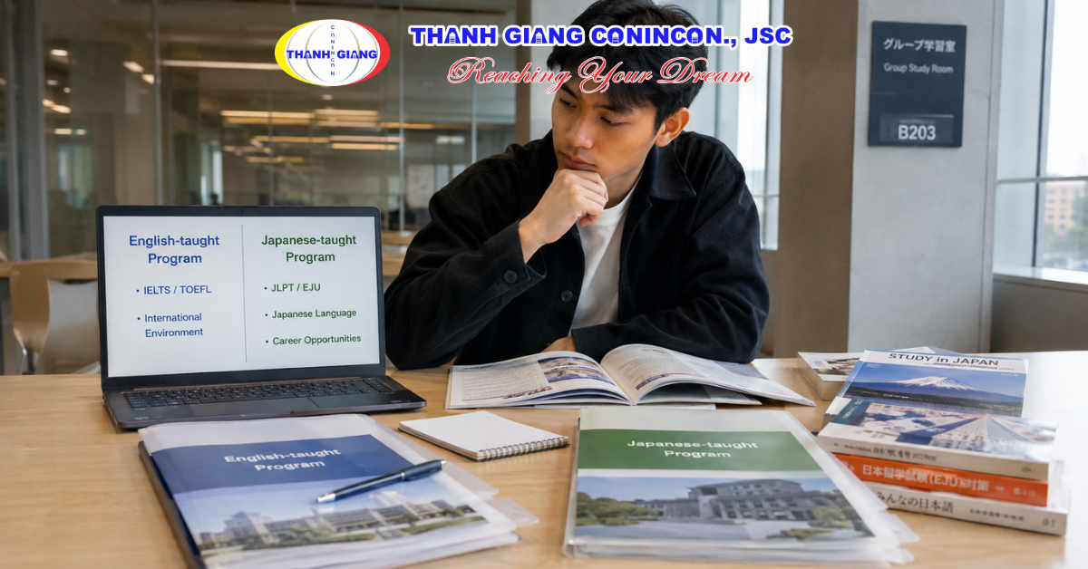 Du học sinh cân nhắc giữa việc học bằng tiếng Anh hay tiếng Nhật tại Nhật Bản