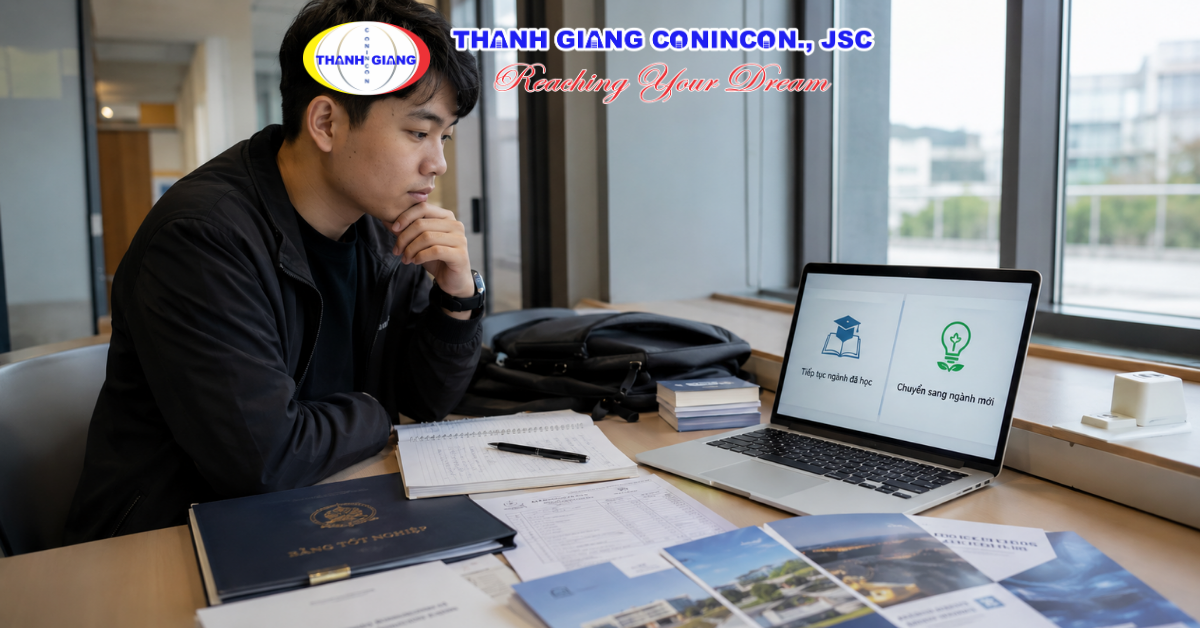 Du học sinh cân nhắc tiếp tục ngành Cao đẳng khi học Đại học tại Hàn Quốc