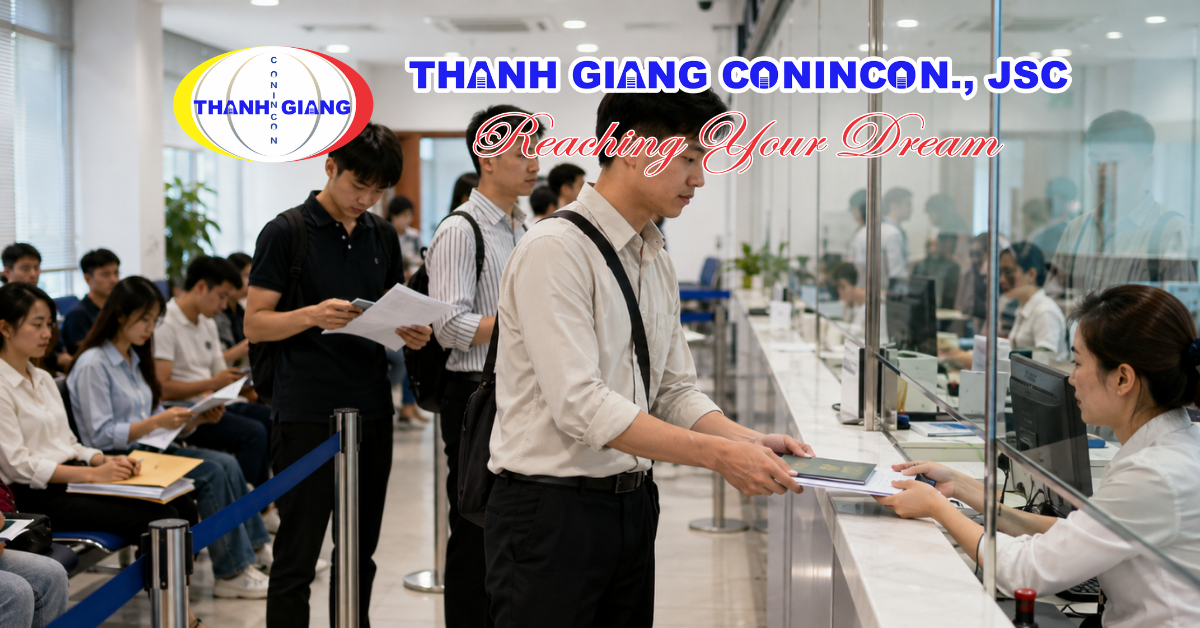 Du học sinh hoàn thiện thủ tục xin visa trước khi lên đường du học Trung Quốc