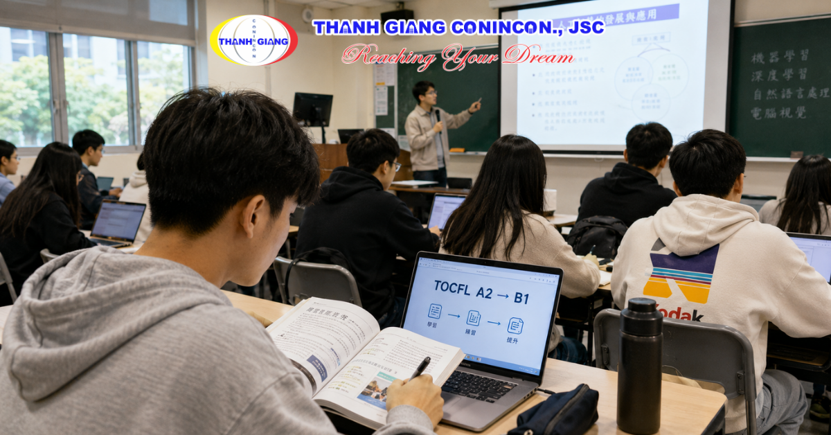 Du học sinh học chuyên ngành bằng tiếng Trung tại trường Đại học Đài Loan