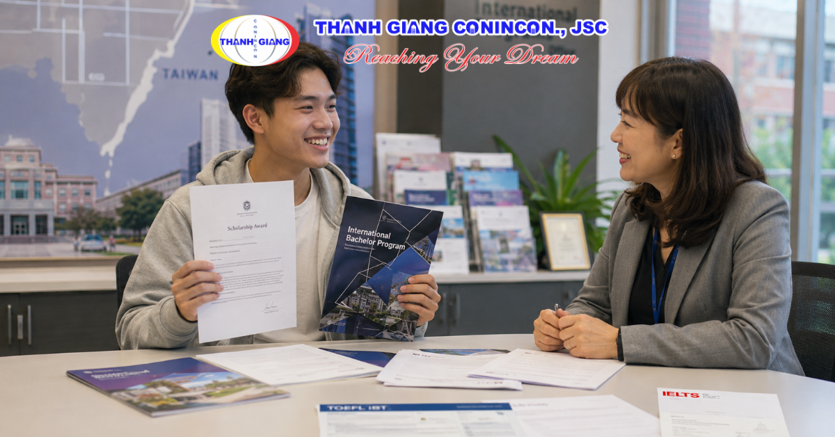 Du học sinh nhận học bổng khi theo học chương trình tiếng Anh tại Đài Loan