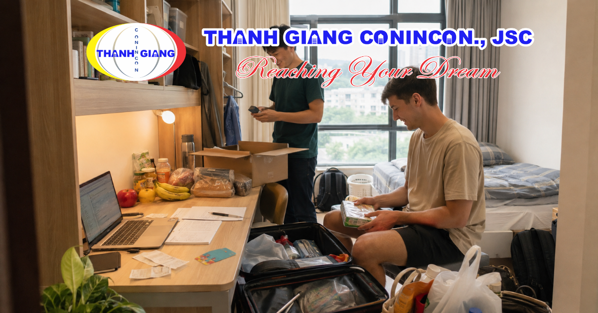 Du học sinh ổn định cuộc sống tại ký túc xá sau khi nhập học ở Đài Loan