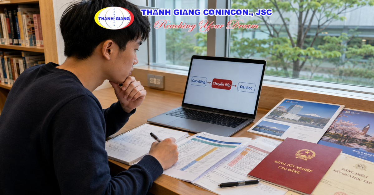 Du học sinh tìm hiểu lộ trình từ Cao đẳng lên Đại học tại Nhật Bản