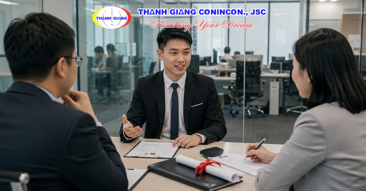 Du học sinh tốt nghiệp tại Đài Loan phỏng vấn với nhà tuyển dụng quốc tế