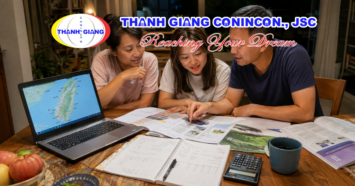 Gia đình cùng con lên kế hoạch chọn trường du học Đài Loan phù hợp với tài chính