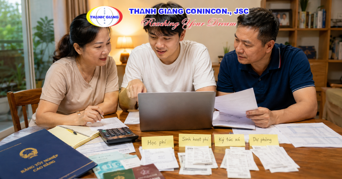 Gia đình tính toán chi phí du học Hàn Quốc sau khi có bằng Cao đẳng